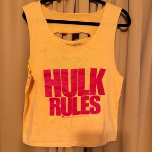 Vintage 80’s Official WWF Hulk Rules- Hulk Hogan Merch T-Shirt